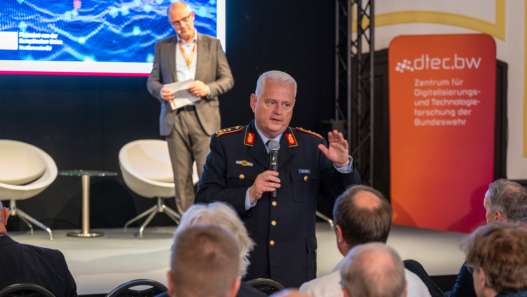 Generalleutnant Michael Vetter, AL IC während der dtec.bw Jahrestagung 2026 (Quelle: Thomas Panzau)